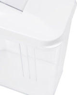 Pojemnik do nalewania keeeper na suche zapasy, płynna regulacja pokrywy dozującej, plastik, 500 ml, 8 x 4,5 x 15 cm, Paola, biały Pudełka do przechowywania żywności Naty Shop