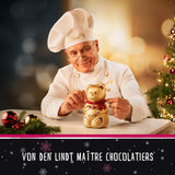 Czekolada Lindta | WITAJ Mini Mikołaju | 50g | 5 Mini Moși Moși (po 10 g) z delikatnej mlecznej czekolady | Świąteczne figurki czekoladowe dla małych i dużych