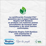 Papier Toaletowy Regina Soft Bamboo, 40 Rolek, 3 Warstwy, 160 Arkuszy, Naturalna Miękkość dla Twojej Skóry, Papier Toaletowy z Włókna Bambusowego, Opakowania Papierowe, Certyfikat Fsc