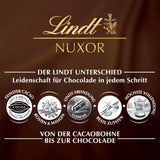 Czekolada Lindta | Mieszanka do torebki NUXOR | 103g | Gianduja Kremowe kostki czekoladowe w trzech asortymentach z prażonymi całymi orzechami laskowymi | Czekoladowy prezent