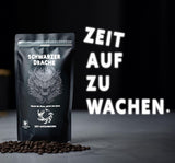Black Dragon Espresso 100% Robusta - Ekstra mocna kawa palona w ziarnach - Bardzo mocna i pełna kawa z dużą zawartością kofeiny - Bardzo mocne espresso