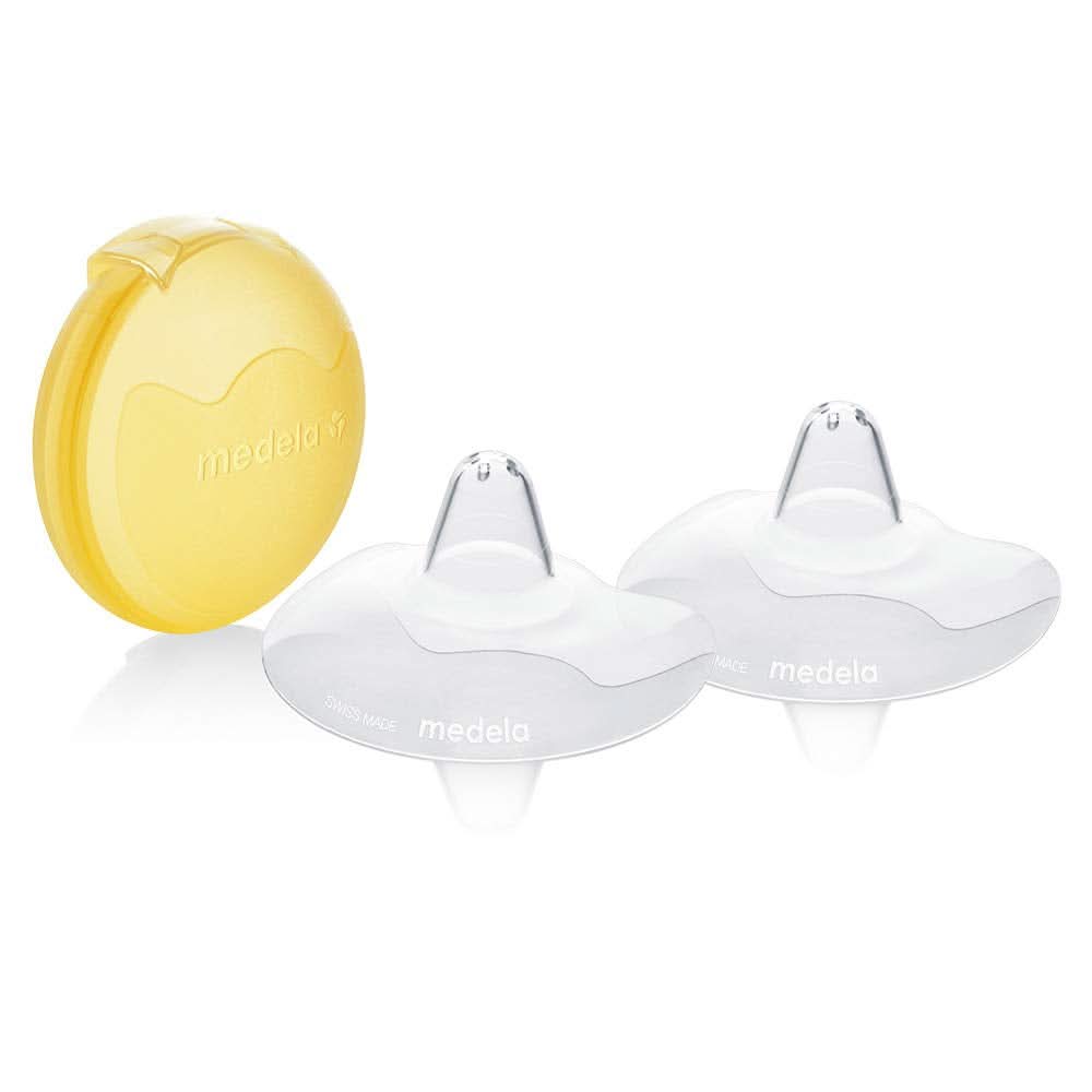 Medela Contact Brusthütchen – Bpa-Frei – Aus Ultradünnem, Weichem Silikon – Inklusive 2 Brusthütchen Und Etui – 20 mm, średnie Akcesoria Żywność i karmienie piersią Baby Naty Shop M