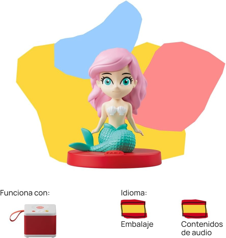 Figura Sonoro - Syrenka i KOLEJNA historia... - Historie i dźwięki dla dziewcząt i chłopców od 4 do 6 lat, zabawki, treści edukacyjne w hiszpańskim sklepie Toys Bebe Naty