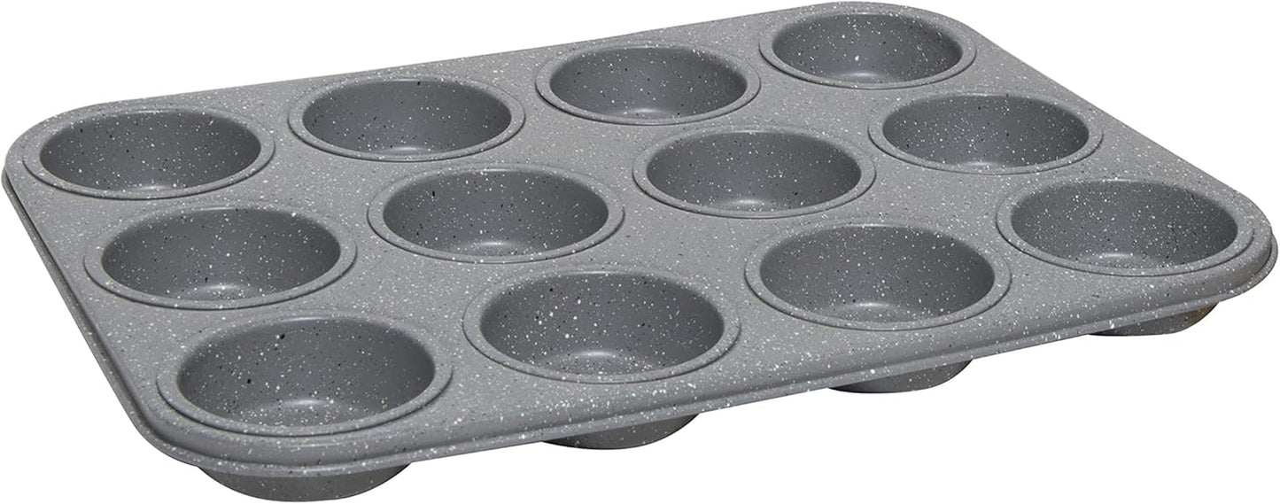 Masterchef MCA-MUF Muffinform Für 12 Cupcakes Muffinblech Aus Karbonstahl, Stal nierdzewna, Stahl Formy i blachy do pieczenia Naty Shop