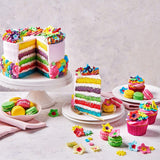 Barwnik spożywczy Funcakes Gel Candy Pink: Wysoce skoncentrowany barwnik spożywczy do ciasta, śmietany, kremówki, marcepanu, ciastek, łatwe dozowanie, pojedyncze krople do tworzenia żywych kolorów, Halal, 30g