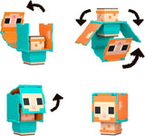 Zestaw 2 zestawów Mattel Minecraft Flippin' Figs, owiec i kurczaków, z figurkami 2 w 1, dużymi głowami i pikselami. Figurki HXK17 Naty Shop