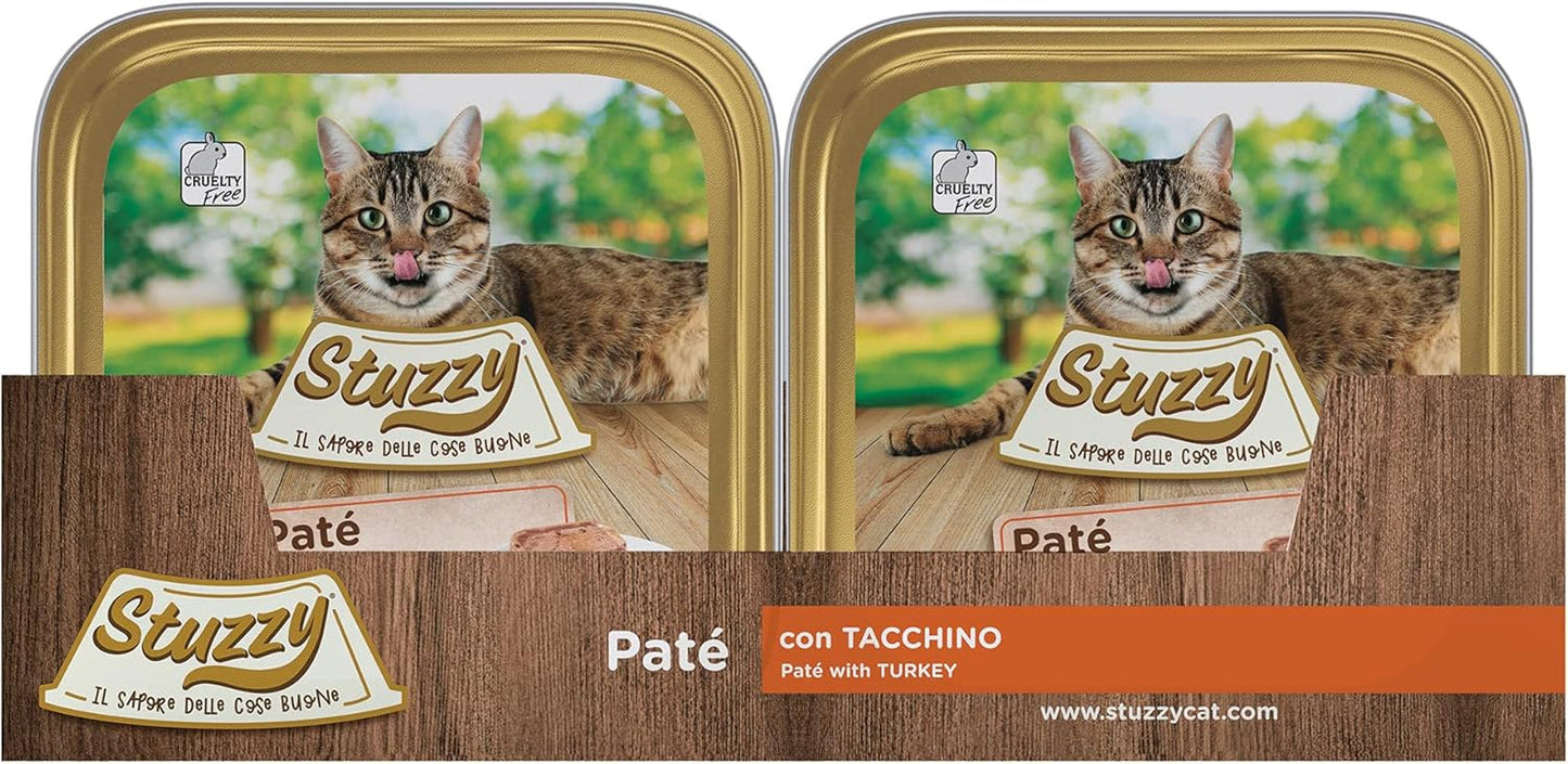 Mister Nassfutter für ausgewachsene Katzen, Turcja, Line Pastete und Fleisch w Stücken, łącznie 3,2 kg (32 Becher x 100 g)