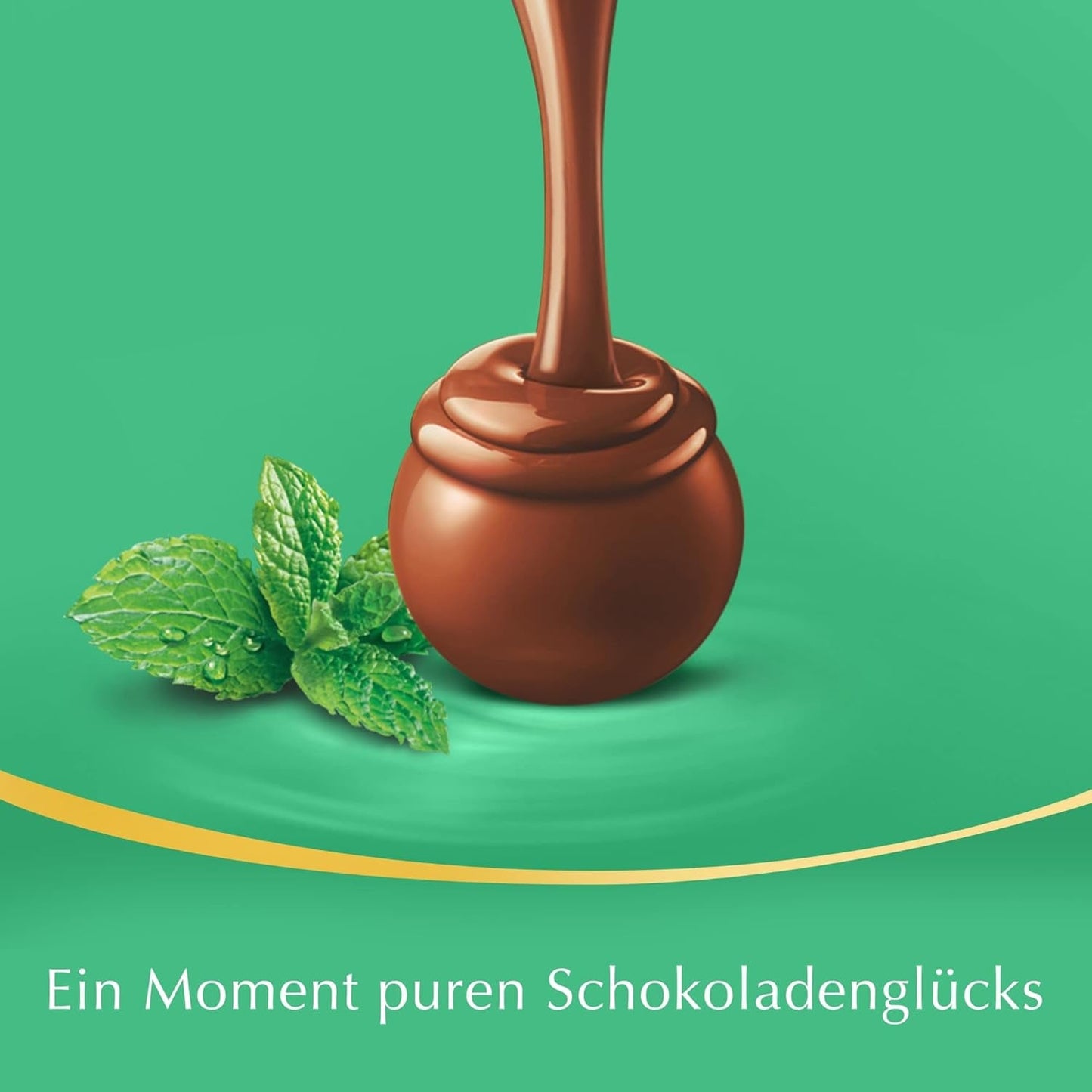 Kulki czekoladowe LINDOR | 1 kg zamykana torebka | ok. 80 kulek z mlecznej czekolady z nadzieniem miętowym | Opakowanie zbiorcze i kulki czekoladowe LINDOR Solony Karmel