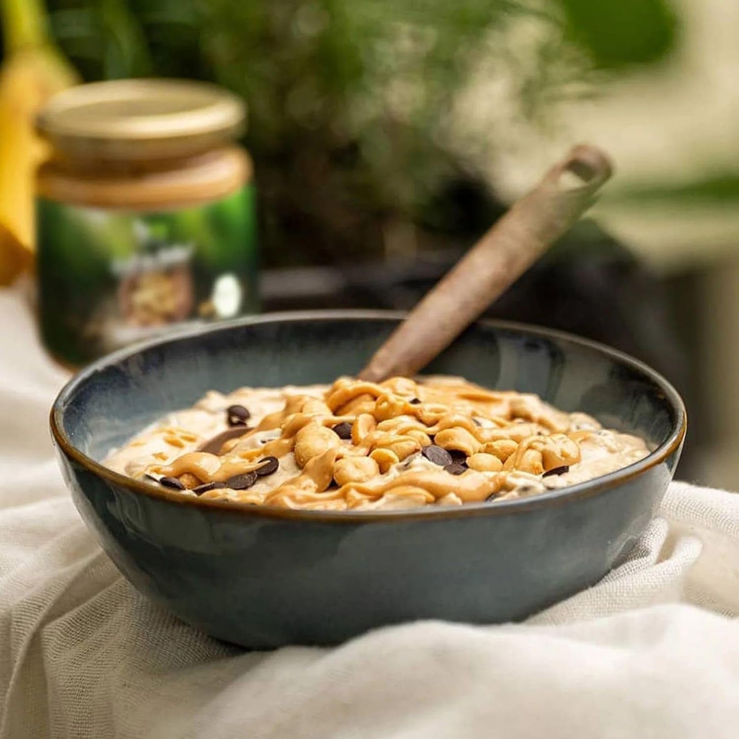 Biozentrale musli białkowe - 375g - Organiczne z miodem - Jako płatki śniadaniowe lub jako przekąska