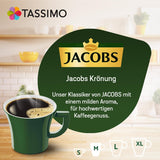 Tassimo Kapseln Jacobs Krönung, 5 x 16 podkładek, 80 Kaffeekapseln