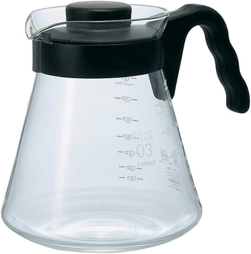 4977642019126 Karafka do serwowania kawy V60 700 ml VCS-02B, szkło, bezbarwne, 17,3 x 14,1 x 13 cm