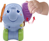 Vtech Baby Little Pushing Elephant - Interaktywna zabawka do pchania i zabawy - Z piosenkami, melodiami, zdaniami i dźwiękami - Dla dzieci w wieku 6-36 miesięcy Baby Toys Naty Shop
