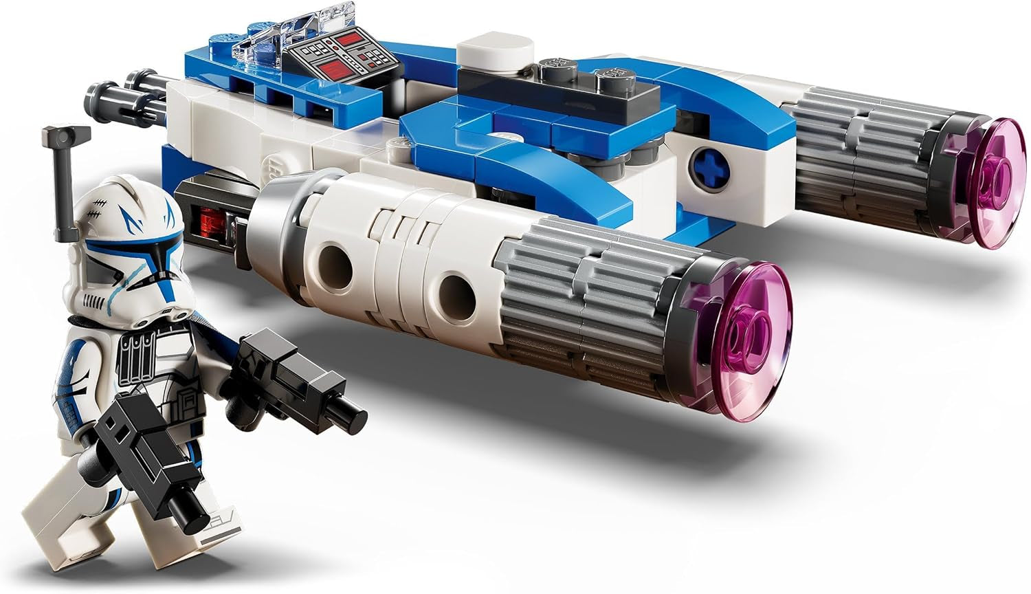 LEGO Star Wars Kapitan Rex Y-Wing Mikromyśliwiec Klocki kolekcjonerskie Statek kosmiczny Pomysł na prezent dla chłopców i dziewcząt w wieku od 6 lat 75391 Zestawy do budowania Besuche den LEGO-Store