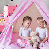 Półka do pokoju dziecięcego Relaxdays, zamek księżniczki, plastik, szafka DIY z drzwiami, HBT: 128 x 110 x 37 cm, różowy Naty Shop Dollhouses