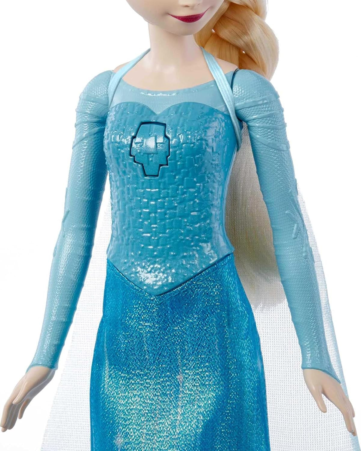 Mattel Disney Kraina Lodu Śpiewająca lalka Elsa w kultowym stroju śpiewa „Let It Go” z filmu „Kraina Lodu” Disneya dla dzieci