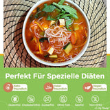 Elf-Family 270g x6er Box (12 szt.) Bio Konjak Nudeln Ultra Low Carb Shirataki Nudeln Wegańskie Glutenfrei-Instant Nudeln ohne kohlenhydrat/Keto/Kalorienarme/Fettfrei/Zuckerfrei -Spaghetti MHD: 12.11.2026