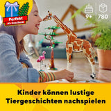 LEGO Creator 3w1 Animal Safari, kreatywny zestaw z figurkami zwierząt, 3 opcje budowania: zabawkowa żyrafa, gazela i lew, zabawkowe zwierzęta dla dziewcząt i chłopców, naturalny prezent dla dzieci w wieku od 9 lat 31150 Zestawy do budowania Beuche den LEGO-Store