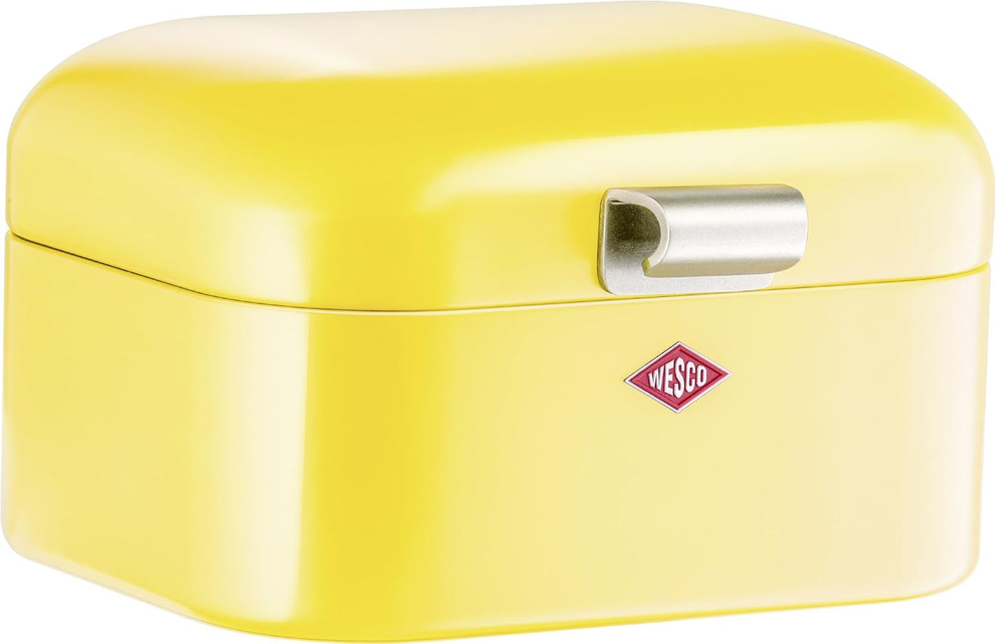 Kosz na chleb Wesco 235 001 Mini Grandy 17 x 18 x 12 cm (dł./szer./wys.) różowy, stal nierdzewna Pudełka do przechowywania żywności Naty Shop Lemonyellow