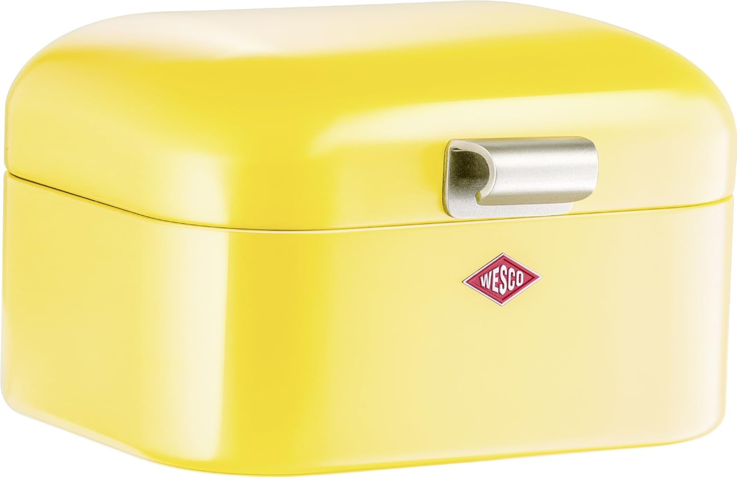 Kosz na chleb Wesco 235 001 Mini Grandy 17 x 18 x 12 cm (dł./szer./wys.) różowy, stal nierdzewna Pudełka do przechowywania żywności Naty Shop Lemonyellow