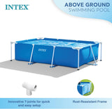Intex 28271NP - Prostokątny basen naziemny ze ramą, 2282 L, stal i PCV, niebieski, 260x160x65 cm