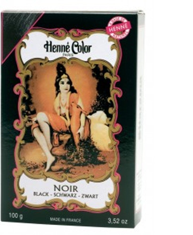 Henné Color Henna w proszku Miedź 100 g Farba do włosów Naty Shop Czarny 100 G (1 opakowanie)