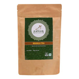 Indyjska herbata liściasta Masala Chai | 50 filiżanek, mieszanka czarnej herbaty, cynamonu, kardamonu, czarnego pieprzu | Przyprawiona herbata Masala | Chai Latte Suited 3,53 uncji/100 g torebka