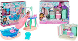 Domek dla lalek Gabby, zestaw Purific Pool Party z figurkami Gabby i Surykatki oraz pokój Deluxe, pieczenie ciast, kuchnia z ciastami