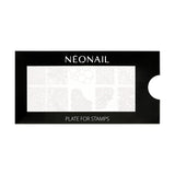 NÉONAIL Nagel Stempel Mit Schaber - Nägel Selber Machen - Stempel do zdobienia paznokci - Nageldesign Für Nagel Schablone - French Nails Stempel - Silikon Nagelstempel