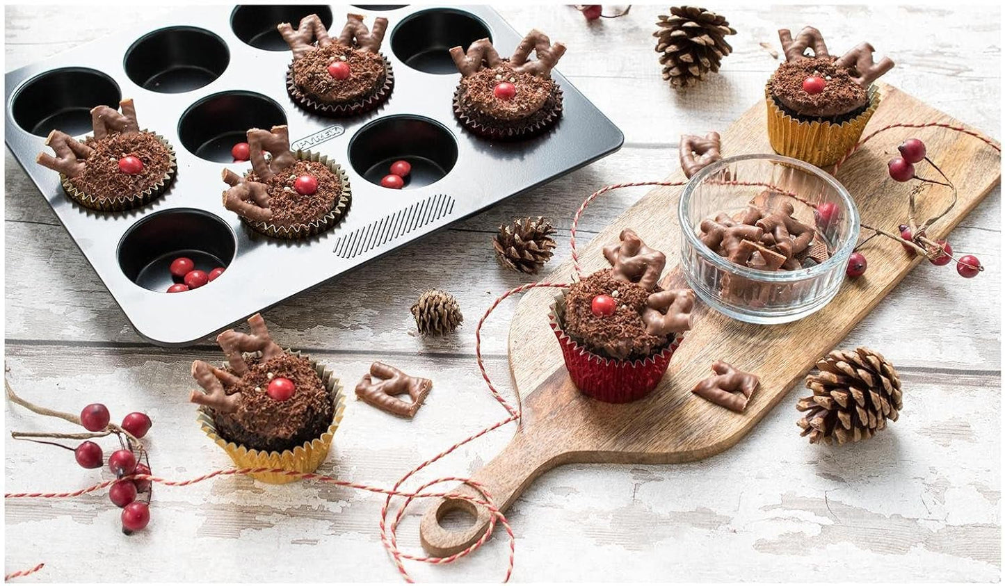 Magiczna blacha na 12 muffinek Formy i blachy do pieczenia Sklep Naty