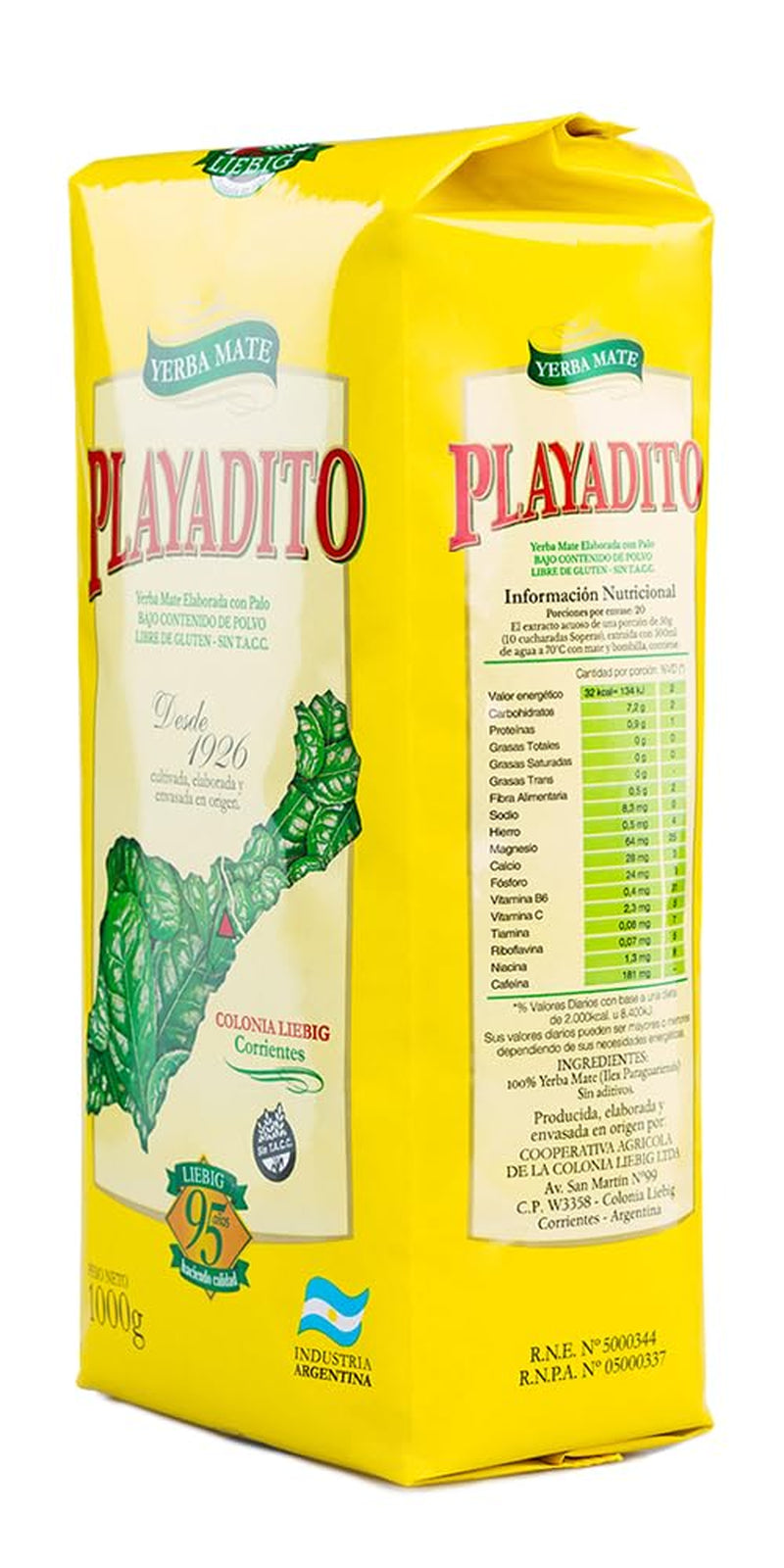 Herbata Yerba Mate 1 kg - opakowanie 3 szt. - przeciwutleniająca, energetyzująca, zawiera minerały i witaminę B - z Argentyny