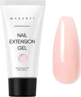 Makartt Poly Nail Extension Gel - 50 ML Extension Builder Akrylowy Poly Nägel Aufbaugel Extender Gel Für Gelnägel Für Nagelverlängerung, Nagelstärkung, Dekoracja paznokci (przezroczysty)