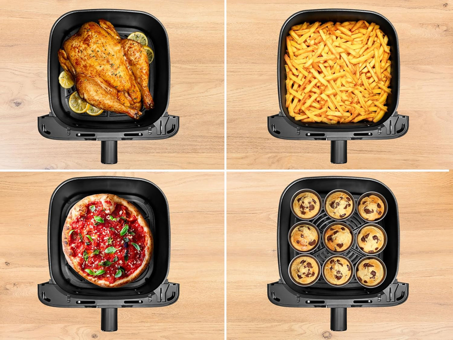 Frytownica Tefal Easy Fry Mega na gorące powietrze, pojemność 7,5 litra, do 8 osób, EY8558E0 Sprzęt AGD Naty Shop