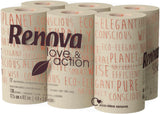 Papier toaletowy Renova Love & Action, Beiger Opakowanie 9 X 12 Rollos-: 108