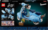 LEGO Icons Vespa 125, model motocykla do zbudowania, zabytkowy włoski skuter, model dla dorosłych, element wystawowy jako dekoracja pokoju, prezenty dla kobiet i mężczyzn 10298 Zestawy do budowania w sklepie LEGO