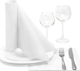 Papstar, 50 serwetek „ROYAL Collection” 1/4-krotnie 48 cm x 48 cm biały, #11577