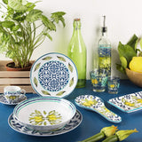 Zestaw zastawy stołowej Excelsa Amalfi, 18 elementów, porcelana