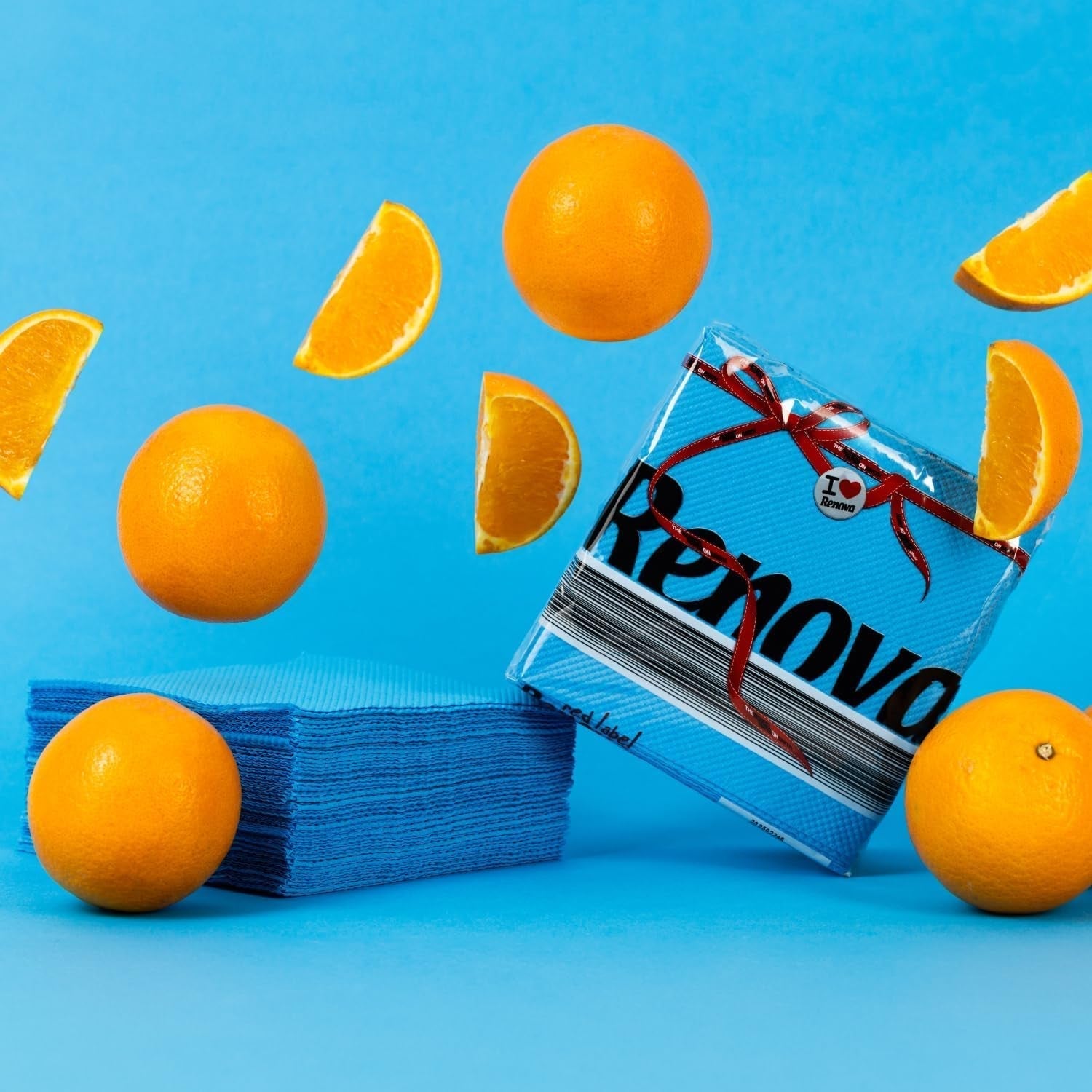 Serwetki papierowe Renova, serwetki Red Label Blue 70
