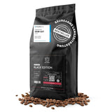 KING'S COFFEE - BLACK EDITION - 1 kg Intensywnie kremowa kawa ziarnista - Kawa o niskiej kwasowości - Kawa palona w małych partiach z Włoch - Mocna arabika w ziarnach espresso (mieszanka) do ekspresów w pełni automatycznych i z kolbą