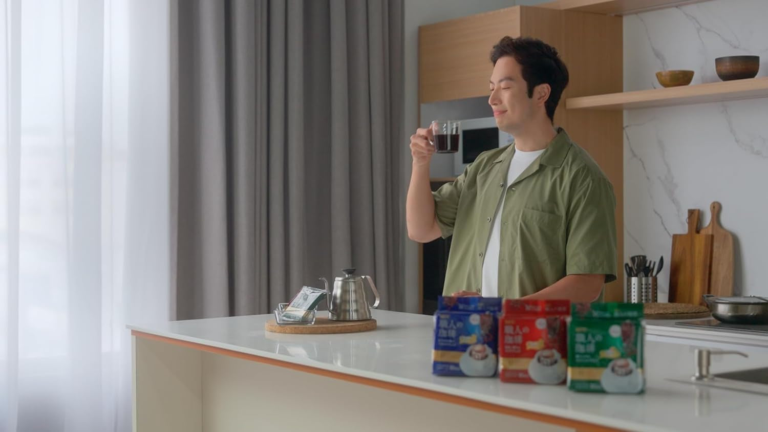 Kawa ekspresowa Japan Craftsman Jednorazowego użytku Kawa filtrowana Brazylia Wietnamska lekka mieszanka 16 saszetek.