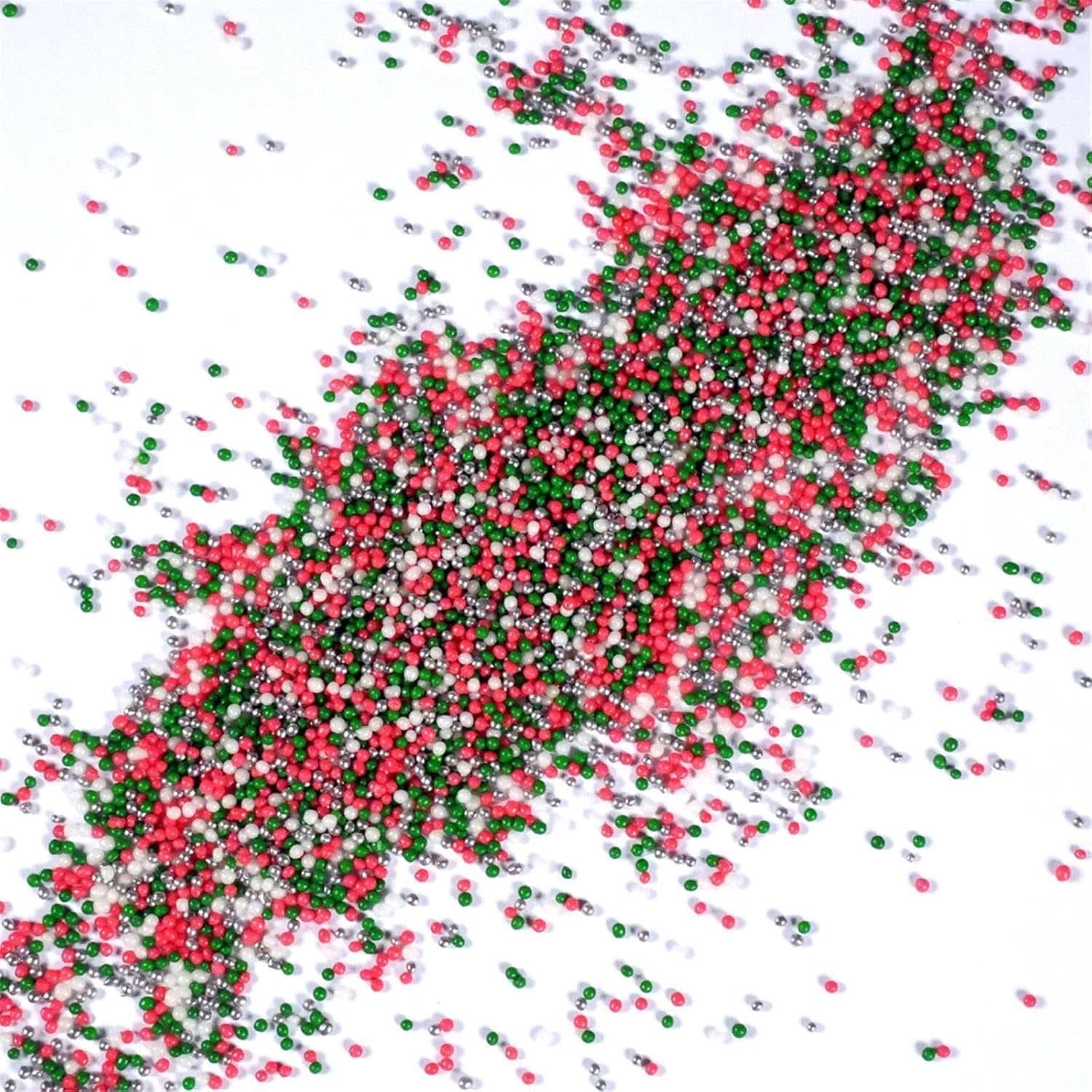 Sprinkle Hero Nonpareille Twinkle Christmas, 40 gramów Sprinkles Naty Shop