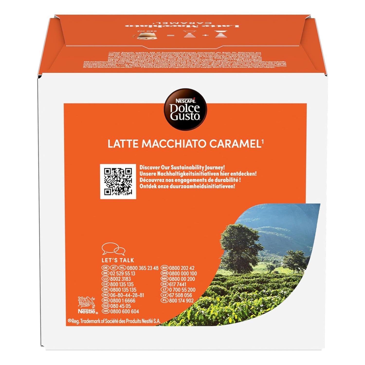 NESCAFÉ DOLCE GUSTO Latte Macchiato Caramel Kaffeekapseln 3-pak (3 x 16 Kapseln)