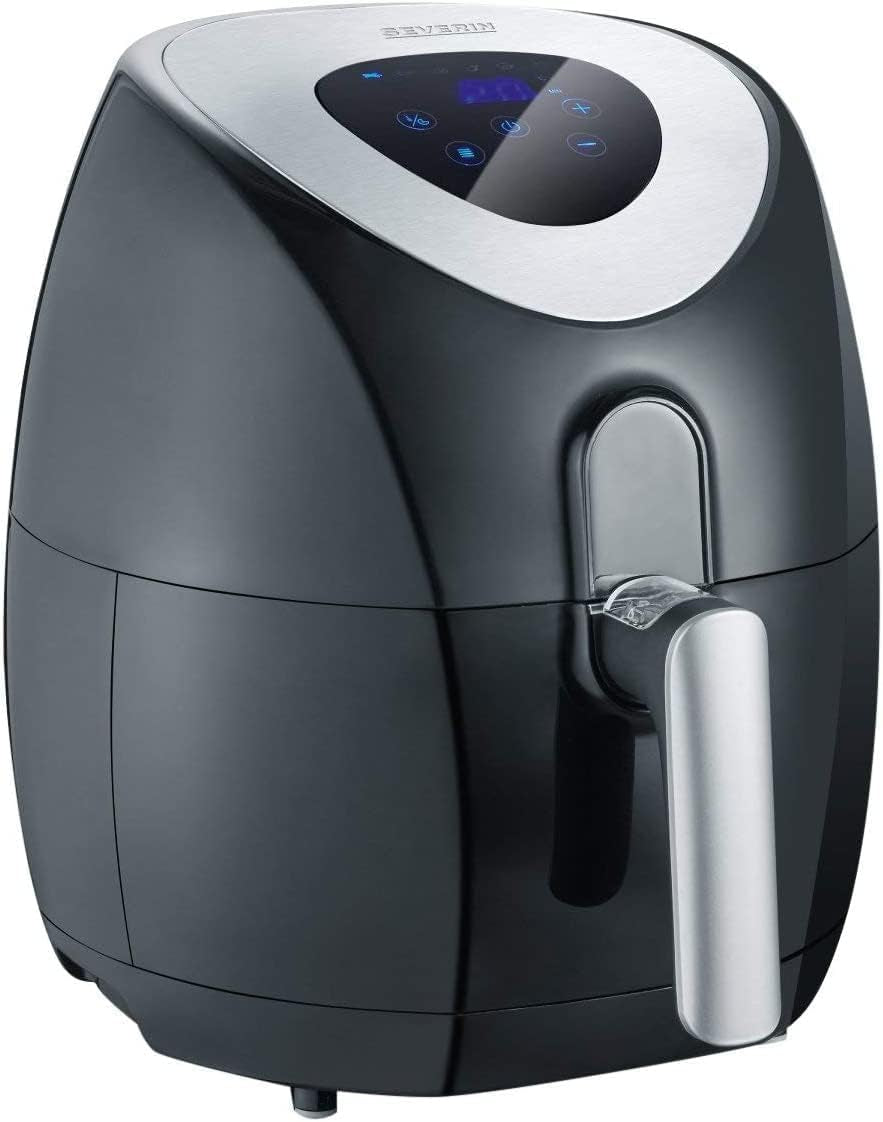 SEVERIN Podwójna frytownica na gorące powietrze z komorą gotowania 2 X 3,8 L, 8 programów automatycznych Electrocasnice Naty Shop 3,2 litra Garkorb / 6 programów Automatik