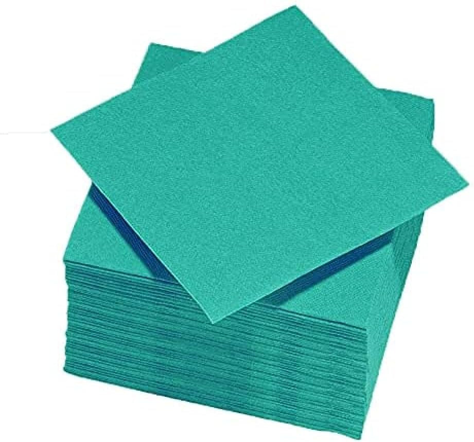 - Serwetki papierowe Tex Touch - Kolor różowy - Serwetki z certyfikatem Fsc® - Nadające się do recyklingu i biodegradowalne - Opakowanie 50 różowych serwetek o wymiarach 24 X 24 cm