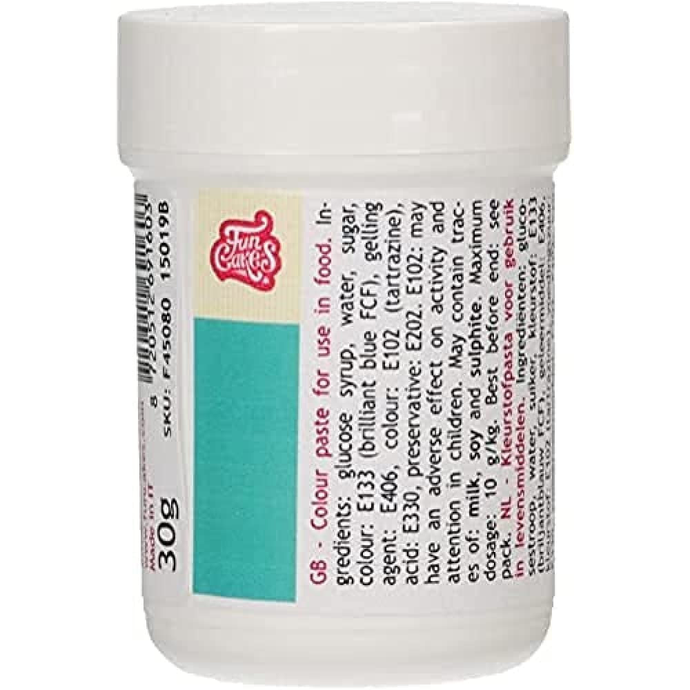 Skoncentrowany barwnik spożywczy Funcakes Paste Color Royal Blue; do ciasta, kremu, fondantu, marcepanu, ciasta, pasty modelarskiej i pasty kwiatowej. Halal i koszerne. 30 gr