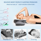 Poduszka ortopedyczna Topmener Memory Foam, regulowana poduszka pod szyję, ergonomiczna poduszka ortopedyczna w kształcie motyla do podparcia szyi podczas snu, poduszka do spania dla osób śpiących na plecach i brzuchu Poduszki ortopedyczne szyjki macicy Naty Shop