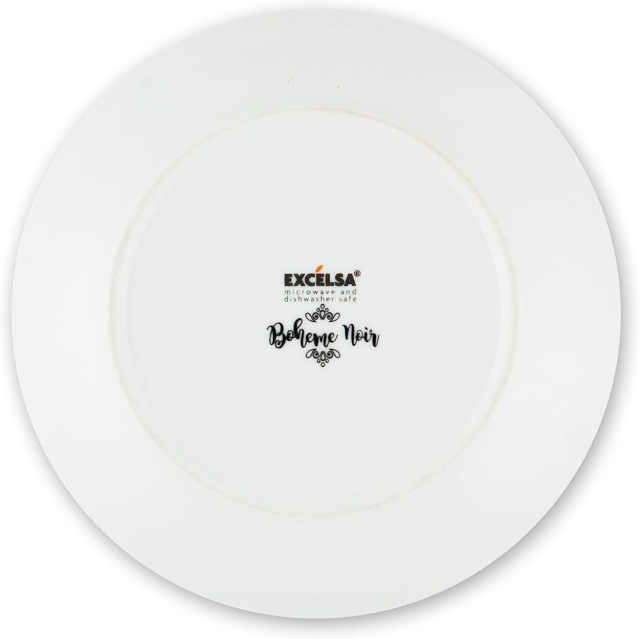 Zestaw talerzy Excelsa Boheme Noir, 18 szt., Porcelana, Schwarz