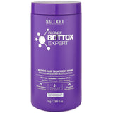 BLONDE BONDOX HAIR TREATMENT 1kg Profesjonalna Fioletowa Maska Rozgrzewająca - Oliwa z Oliwek - przywraca włosom sprężystość i elastyczność, zmiękcza, nawilża i dodaje blasku Naty Shop Hair Mask Tytuł domyślny