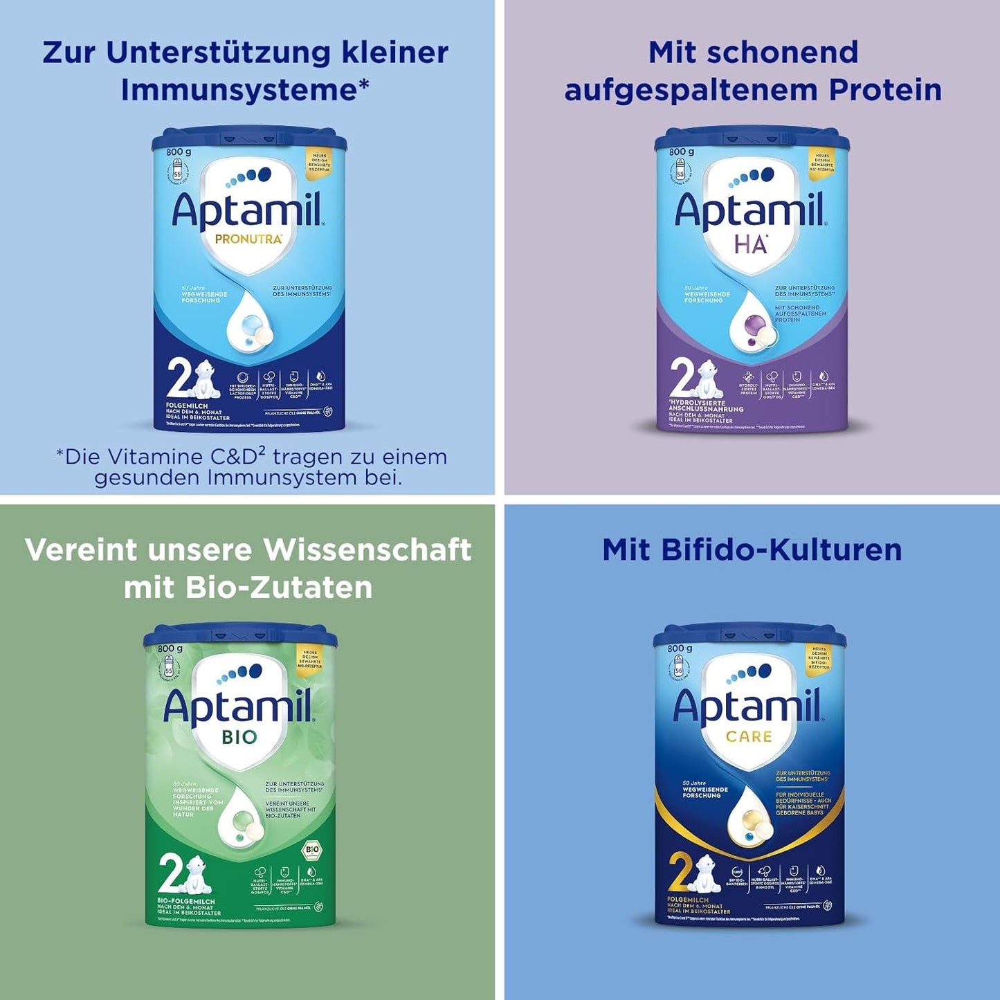 Aptamil Mleko wzrostowe 1 Plus - Mleko wzrostowe od 1 roku - 800g