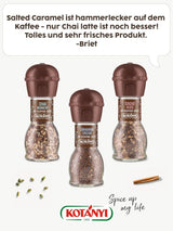 Polewa kawowa Kotanyi Solony Karmel | feiner Caramellgeschmack, opakowanie 4er (4 x 65g)