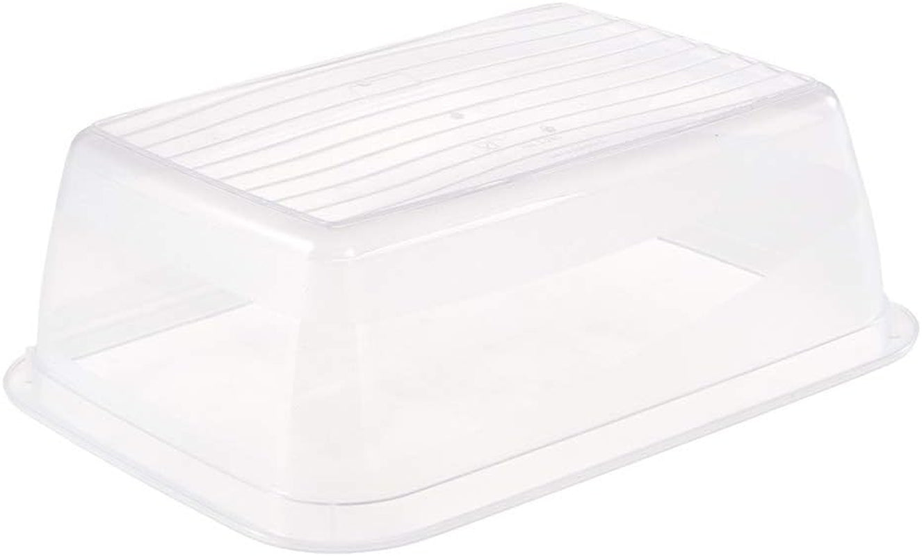 Zestaw 3 słoików do przechowywania żywności Kekeeper, 3 x 1,25 l, 20,5 x 15,5 x 6,5 cm, Fredo Fresh, przezroczysty niebieski Pudełka do przechowywania żywności Naty Shop